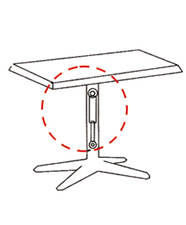 Klaptafel voor kantoor